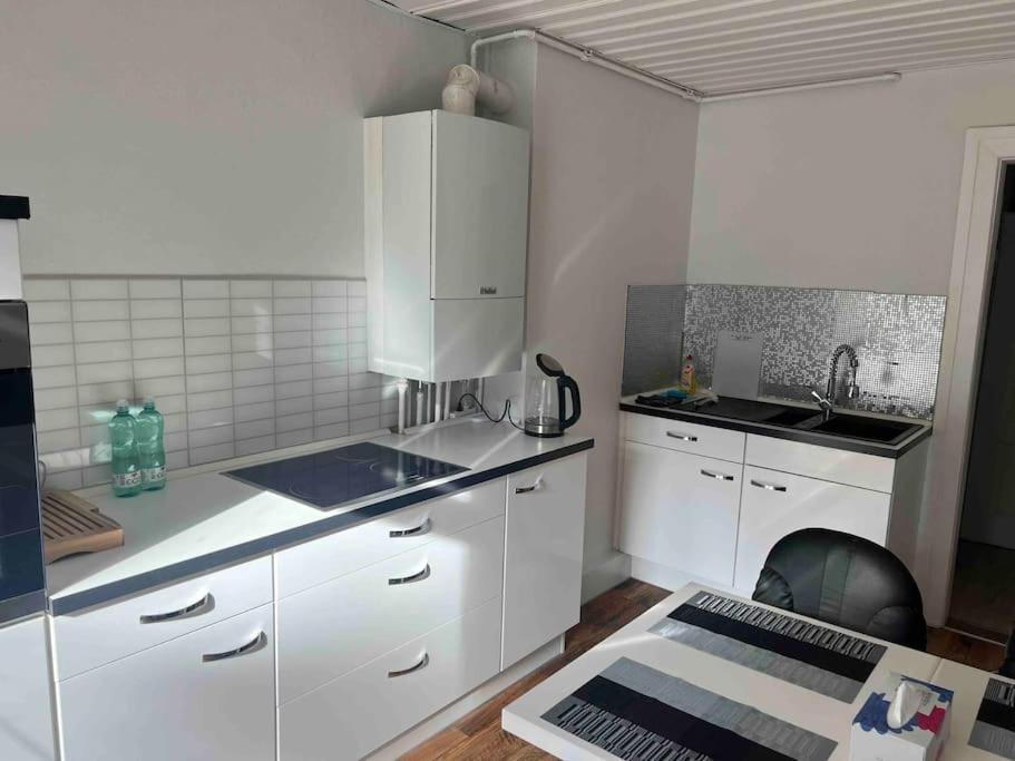 Schoenes City-Apartment Im Zentrum Mit Balkon Hof  Dış mekan fotoğraf